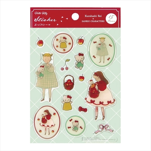#学研ステイフル(国内販売のみ） シール サンリオくらはしれい･ぷっくりシール  ハローキティ M06574