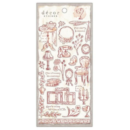 #マインドウエイブ  デコールステッカー　マルーン   81518