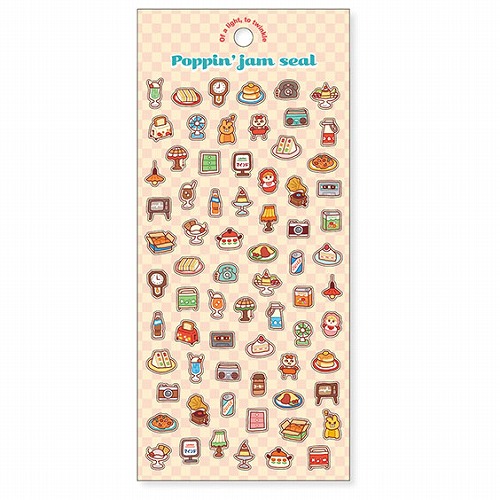 #マインドウエイブ シール ポッピンジャムシール  レトロ 82604