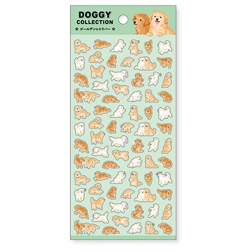 #マインドウエイブ シール ドギーコレクション  ゴールデンレトリバー 82615