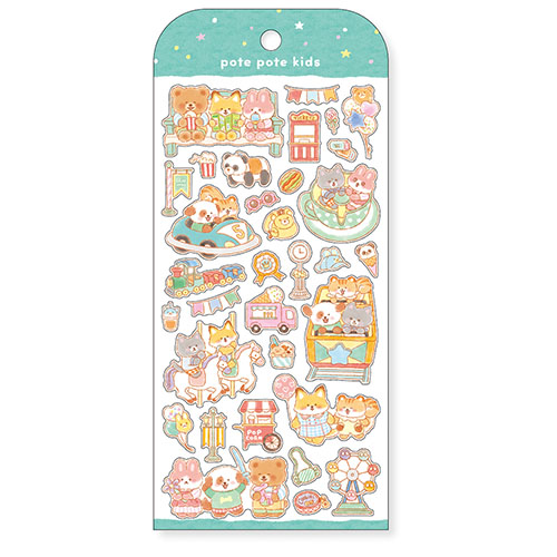 #マインドウエイブ シール ポテポテキッズシール  遊園地 82720