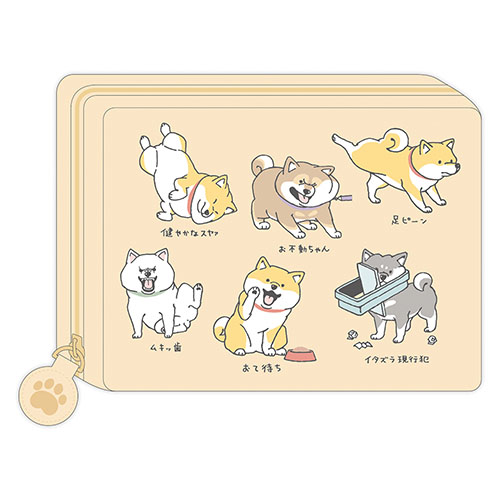 #マインドウエイブ 身辺雑貨 シバンバンポーチ  ナニゲナイヒビ 95606