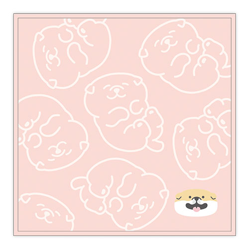 #マインドウエイブ 身辺雑貨 シバンバンタオルハンカチ  ナニゲナイムチ 95609