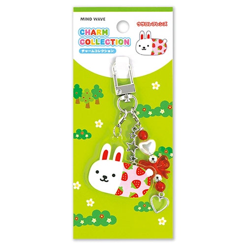 #マインドウエイブ ウサコレチャームコレクション  イチゴうさぎ 95751