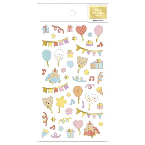 #エヌビー社 シール 不織布シール 大 パーティ 5374118