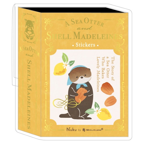 #エヌビー社 シール フレークシール･RESSA  ラッコとマドレーヌと 4864104