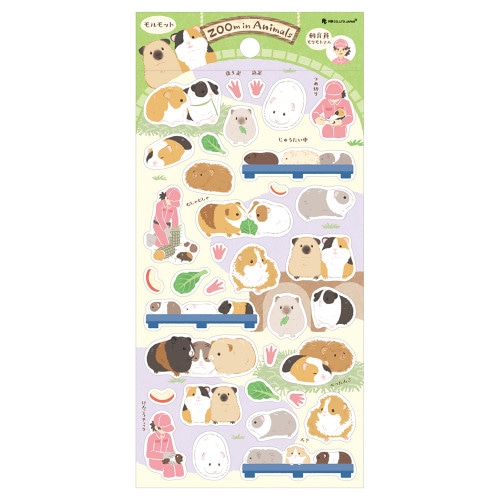 #エヌビー社 シール ズームインアニマル 大 モルモット 5424113