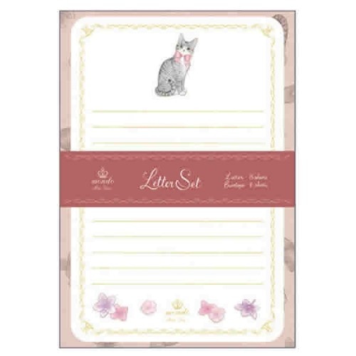 #クローズピン(国内販売のみ） レター たけいみきmondoレターセット  シルバータビー LS15824