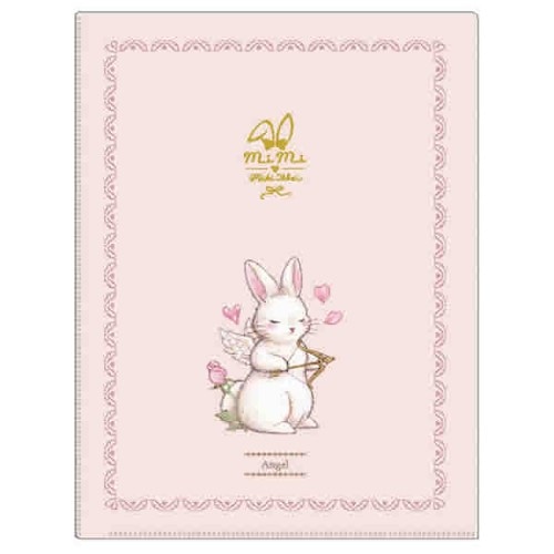 #クローズピン(国内販売のみ） ファイリング用品 たけいみきminiクリアファイル A5･6ポケット エンジェル CF15842