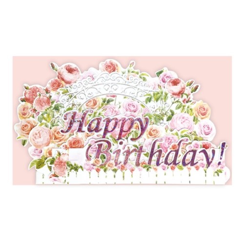 #クローズピン カード ポップアップカード 誕生日 バラ GC16646