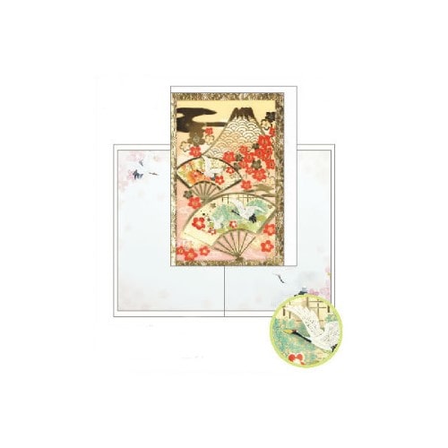 #クローズピン カード 和風カード･縦型 多目的 富士山 GC16715