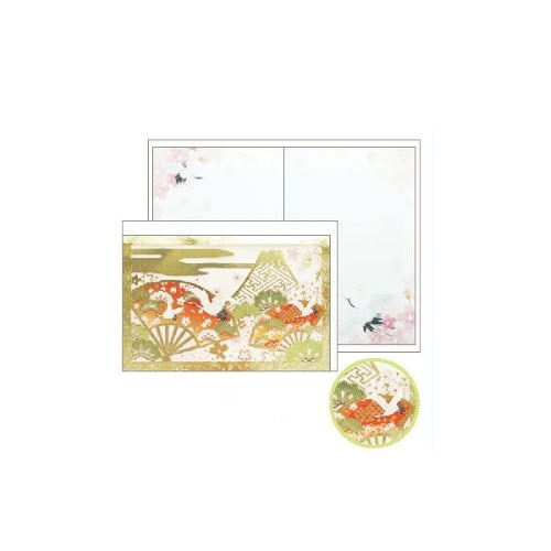 #クローズピン カード 和風カード･横型 多目的 富士山 GC16716