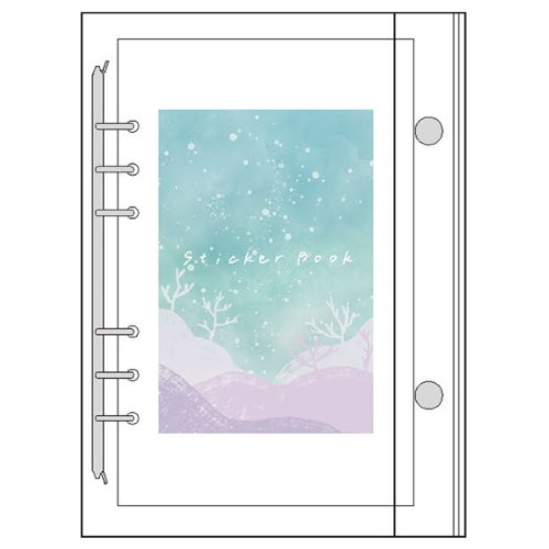 #クローズピン シール関連小物 マイリングシール帳バインダー L 海 CF16755