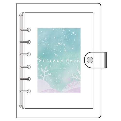 #クローズピン シール関連小物 マイリングシール帳バインダー S 海 CF16759