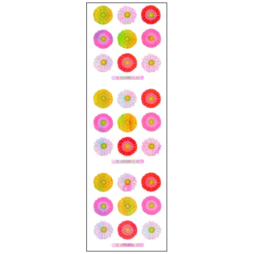 #奥山商会 シール オーロラシール  デイジー YA128