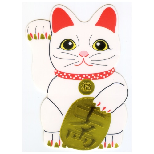#奥山商会 シール 和風ステッカー  招き猫 JJ324
