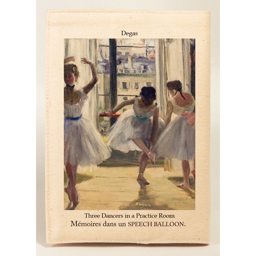#スピーチバルーン 読書関連小物 ブックカバー 文庫サイズ Degas-Practice･Room･BE B-510-81
