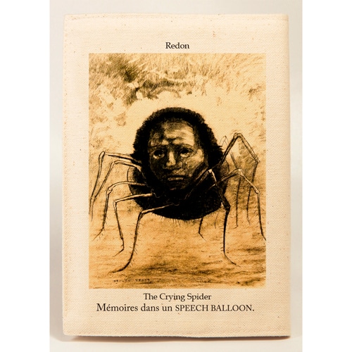 #スピーチバルーン 読書関連小物 ブックカバー 文庫サイズ Redon-Crying･Spider･BE B-514-64