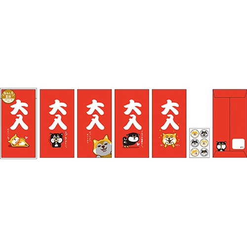 #パインブック 祝儀用品 おもしろ金封･大入  柴いぬ s414016