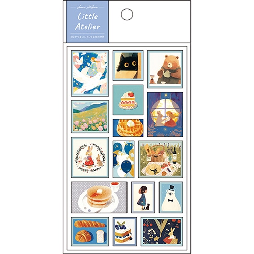 #パインブック シール トレペシール･リトルアトリエ  ブルー t606012