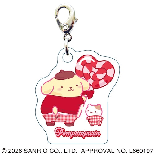 #サザンDSクリエイト(国内販売のみ） 身辺雑貨 サンリオ スリ－シ－エムチャ－ム  ポムポムプリン･キャンディ 20557