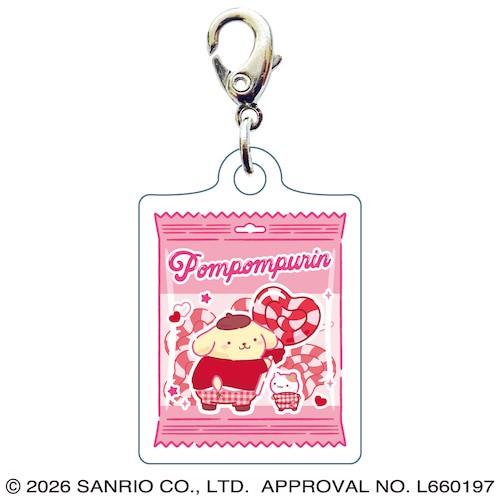 #サザンDSクリエイト(国内販売のみ） 身辺雑貨 サンリオ スリ－シ－エムチャ－ム  ポムポムプリン･キャンディバッグ 20558