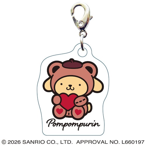 #サザンDSクリエイト(国内販売のみ） 身辺雑貨 サンリオ スリ－シ－エムチャ－ム  ポムポムプリン･くま 20559