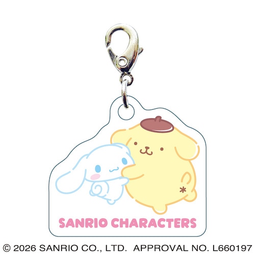 #サザンDSクリエイト(国内販売のみ） 身辺雑貨 サンリオ スリ－シ－エムチャ－ム  シナモロール･ポムポムプリン･おともだち 20574