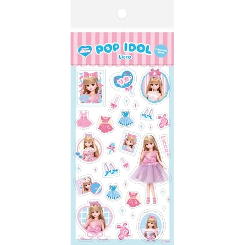 #古川紙工(国内販売のみ） シール 透明シールシート  アイドル QS355