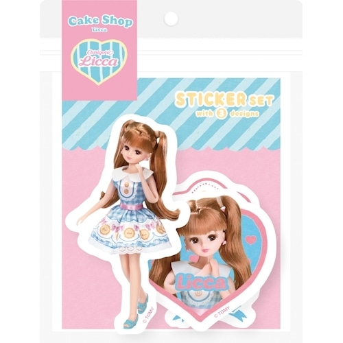 #古川紙工(国内販売のみ） シール ステッカー３柄セット  ケーキショップ QZ63