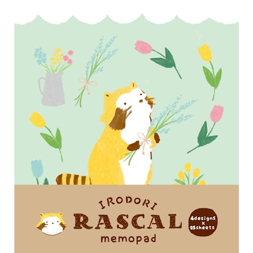 #古川紙工(国内販売のみ） メモ帳 メモパッド 100枚綴 フラワー LM393