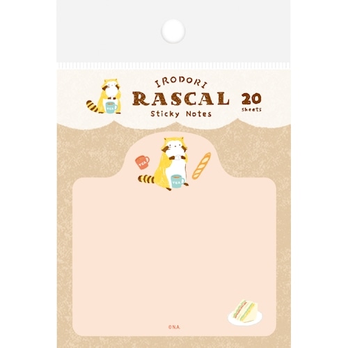 #古川紙工(国内販売のみ） 付箋 型抜き付箋 20枚綴 ピクニック QF266