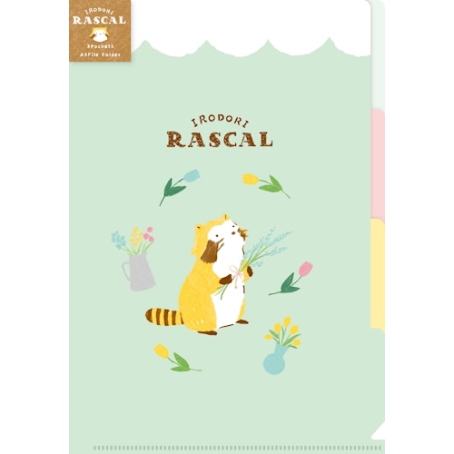 #古川紙工(国内販売のみ） ファイリング用品 クリアファイル A5 フラワー QE207