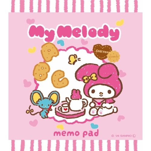 #古川紙工(国内販売のみ） メモ帳 メモパッド  マイメロディ LM399