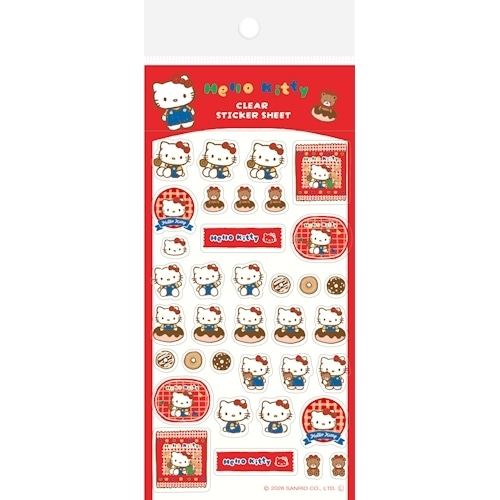 #古川紙工(国内販売のみ） シール 透明シールシート  ハローキティ QS379
