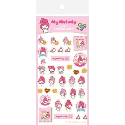 #古川紙工(国内販売のみ） シール 透明シールシート  マイメロディ QS380