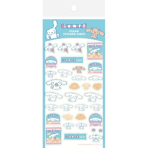 #古川紙工(国内販売のみ） シール 透明シールシート  シナモロール QS382