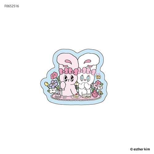 #フタバ(国内販売のみ） シール エスターバニー･ダイカットステッカー  フラワー F0652516