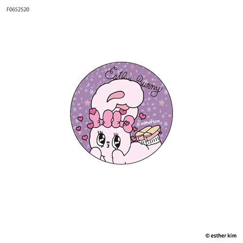 #フタバ(国内販売のみ） 身辺雑貨 エスターバニー･缶バッジ  ラブリー F0652520