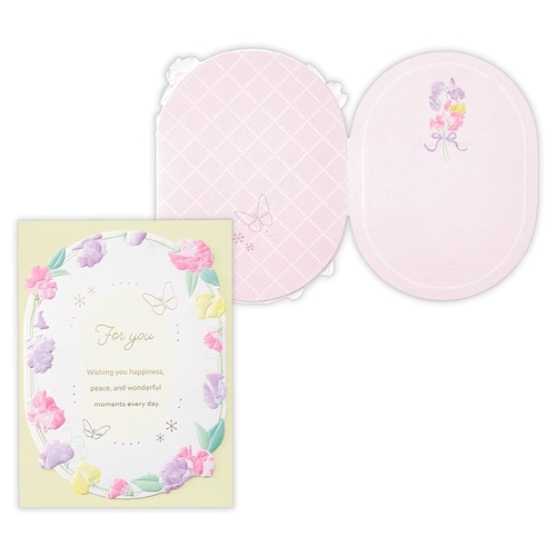 #日本ホールマーク(国内販売のみ） カード 多目的･カット･スイートピーフ  カット･スイートピーフ 849955