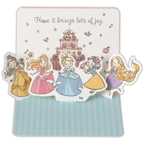 #日本ホールマーク(国内販売のみ） カード 誕生お祝い･立体ディスニープリンセス  立体ディスニープリンセス 850043