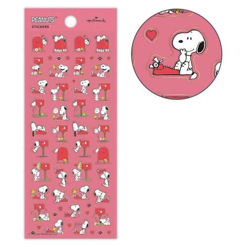 #日本ホールマーク(国内販売のみ） シール スヌーピーフチドリてがみ  スヌーピーフチドリてがみ 850425