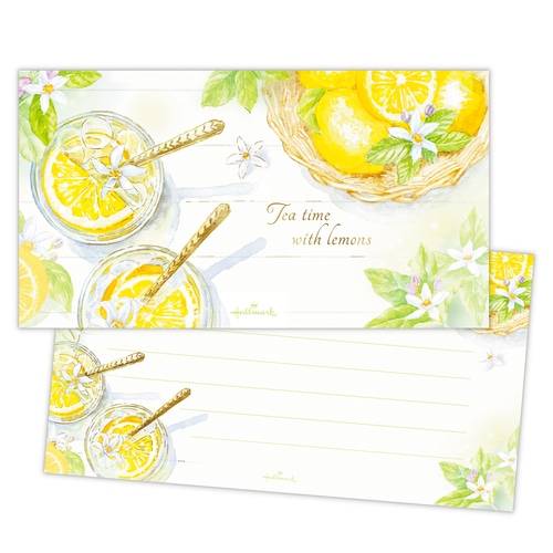 #日本ホールマーク(国内販売のみ） レター 一筆箋 箔加工 ティータイムウィズレモン 851675