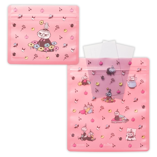 #日本ホールマーク(国内販売のみ） 梱包用品 ラッピングバッグムーミン CPP、PET素材 ピンク 851989