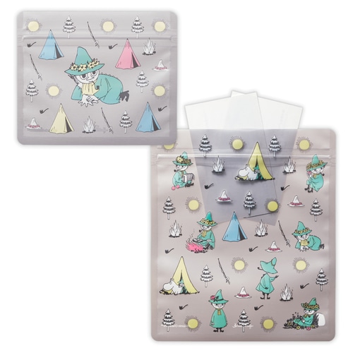 #日本ホールマーク(国内販売のみ） 梱包用品 ラッピングバッグムーミン CPP、PET素材 グレー 851996