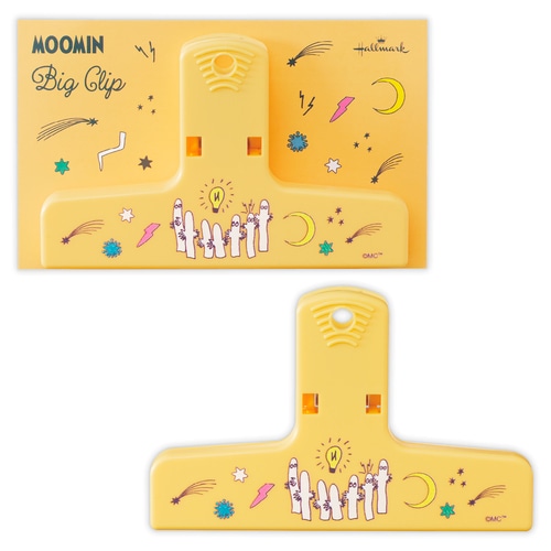 #日本ホールマーク(国内販売のみ） 梱包用品 ビッグクリップ･MOMD PS素材 イエロー 852054