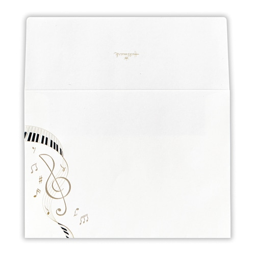 #日本ホールマーク(国内販売のみ） レター 便箋･ハーモニー エンボス・ブロンズ加工 2 854171