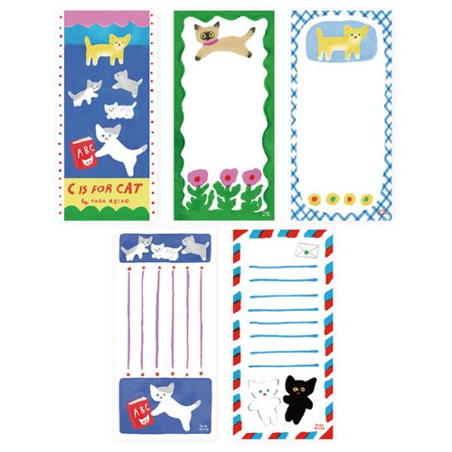 #表現社 レター 一筆箋・C・IS・FOR・CAT  多田玲子 20-532