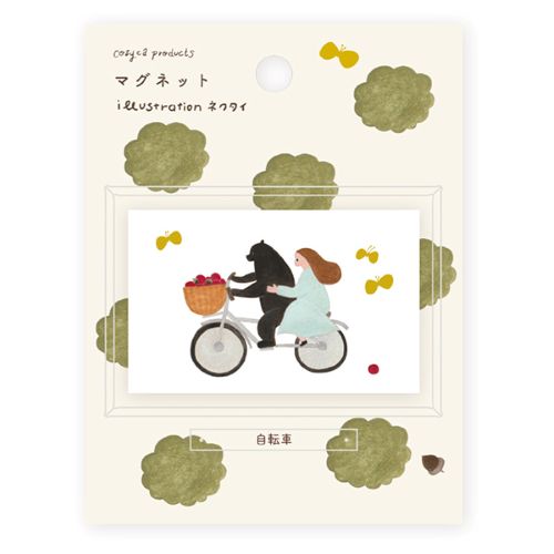 #表現社 事務小物 マグネット･ネクタイ  自転車    21-672