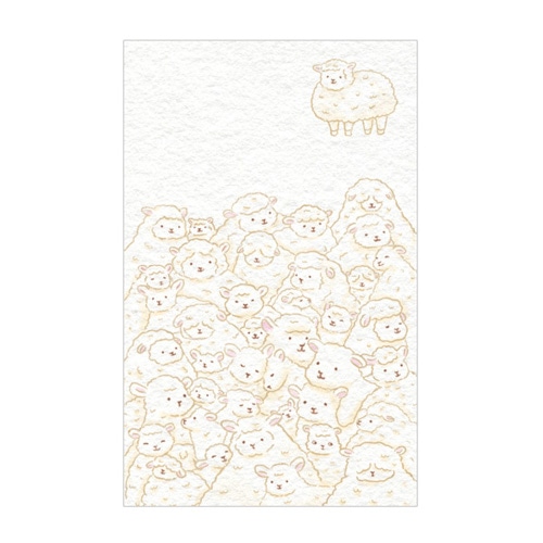 #チキュウグリーティングス 慶弔用品 和紙ぽち袋 3枚入 羊 CB23-0011